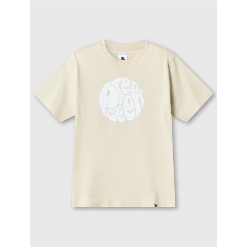 Image of Pretty Green Mens Gillespie Logo Regular Fit T-Shirt Greystone male Small