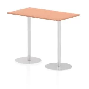 Image of Italia Poseur Table Rectangle 1400800 Top 1145 High Beech
