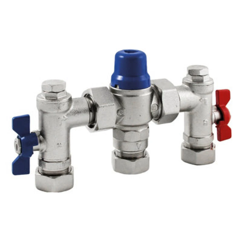 Image of JG Speedfit Rwc Easifit 4-In-1 15mm Thermostatic Mixing Valve For Optimal Water Safety