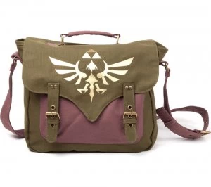 Image of NINTENDO Zelda Skyward Sword Canvas Messenger Bag - Green