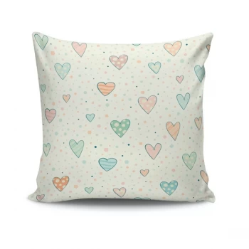 Image of NKRLNT-007 - No Filling Multicolor Cushion Cover