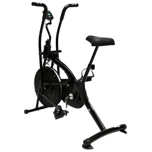 Image of Charles Bentley Air Resistance Exercise Bike Cycle Gym Spin Cardio Sensor