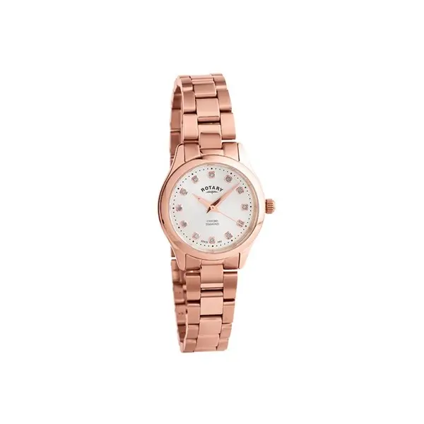 Image of Rotary LB05096/02/D Rose Gold Plated Bracelet Watch - W64130