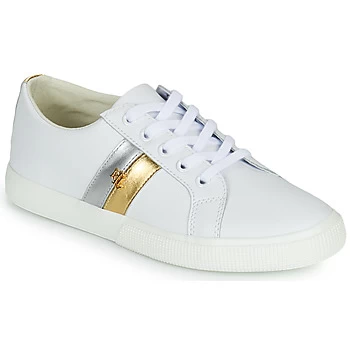 Image of Lauren Ralph Lauren JANSON II womens Shoes Trainers in White,4.5,5,6,6.5,7.5,8