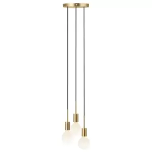 Image of Paco Cluster Pendant Ceiling Light Brass, E27