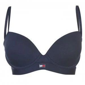 Image of Tommy Bodywear Tommy Large Flag T Shirt Bra - Navy Blazer 416