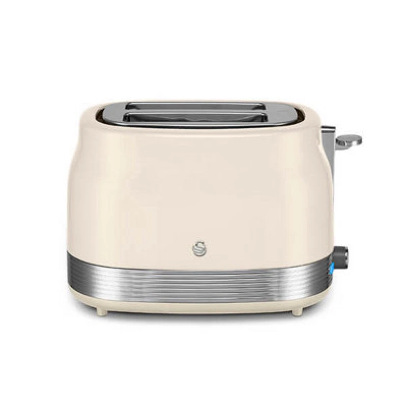 Image of Swan RetroRevive 2 Slice Toaster ST19028C, Cream ST19028C