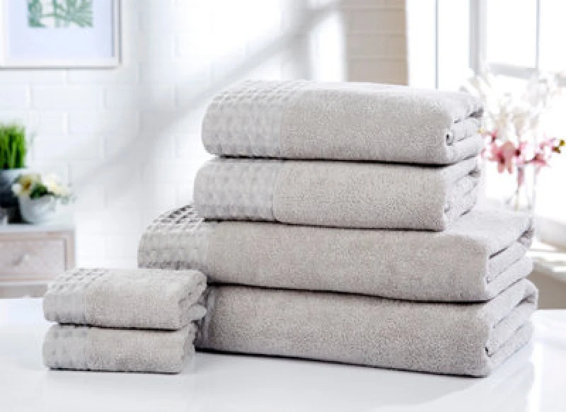 Image of Rapport Home Retreat Pure Cotton Face Towel Silver