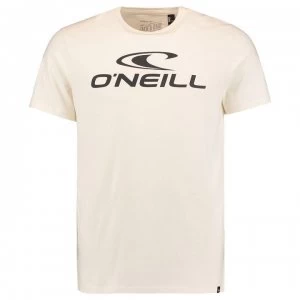 Image of ONeill Large Logo T Shirt Mens - Powder White
