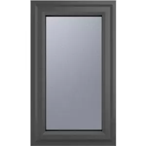 Image of Crystal Casement uPVC Window Left Hand Opening 610mm x 965mm Obscure Double Glazing /White in Grey