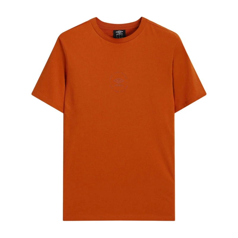 Image of Umbro Umbro Men Relaxed Fit T-Shirt in Amber Size: large Amber L Male 5063750844602