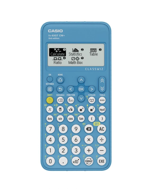 Image of Casio FX-83GTCW+ Scientific Calculator Blue