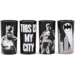 Image of Batman Set of 4 Mini Glasses
