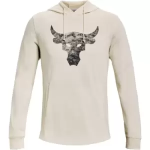 Image of Under Armour Project Rock Terry Hoodie Mens - White