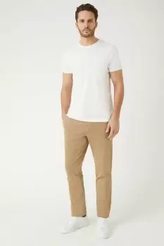 Image of Regular Fit Stone Chino Trousers