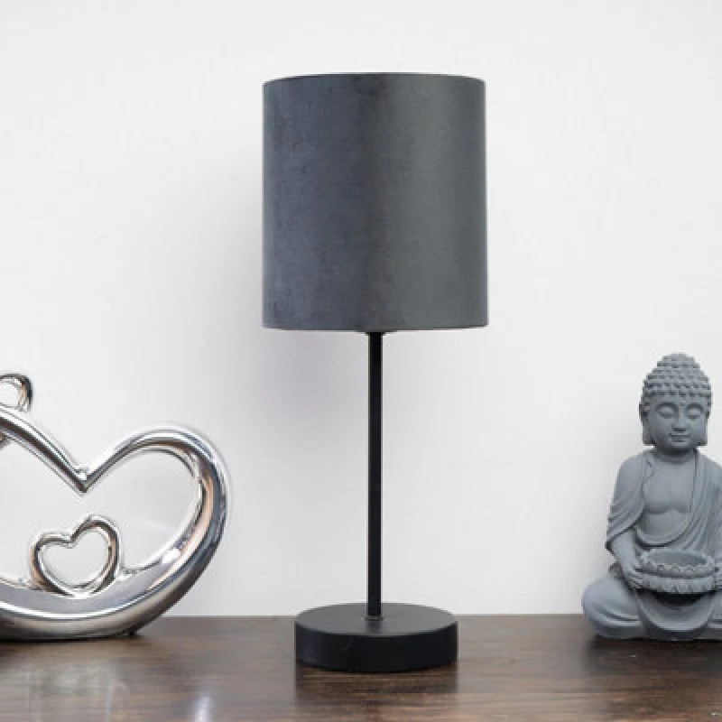 Image of K Living Hove Table Lamp With Grey Shade