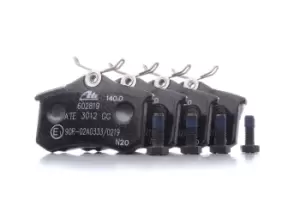 Image of ATE Brake pad set 13.0460-2819.2 Brake pads,Brake pad set, disc brake VW,FORD,FIAT,SHARAN (7M8, 7M9, 7M6),GALAXY (WGR),Ulysse (179_)