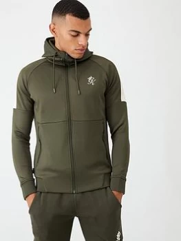 Image of Gym King Core Plus Tracksuit Top - Khaki