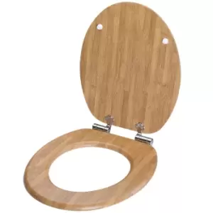 Image of Toilet Seat Bamboo smooth close