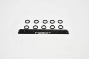 Image of FEBEST Gaskets RINGFL-026-PCS10 Seal, injector MERCEDES-BENZ,NISSAN,HONDA,E-Klasse Limousine (W211),C-Klasse Limousine (W203)