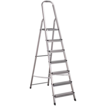 Image of Sealey Trade Aluminium Platform Step Ladder 7