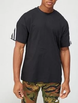 Image of adidas 3-Stripe T-Shirt - Black Size M Men