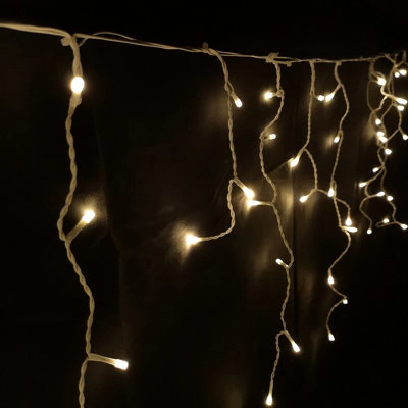 Image of Samuel Alexander 7.5M 300 LED Frosted Iciclebrights Christmas String Lights In Warm White