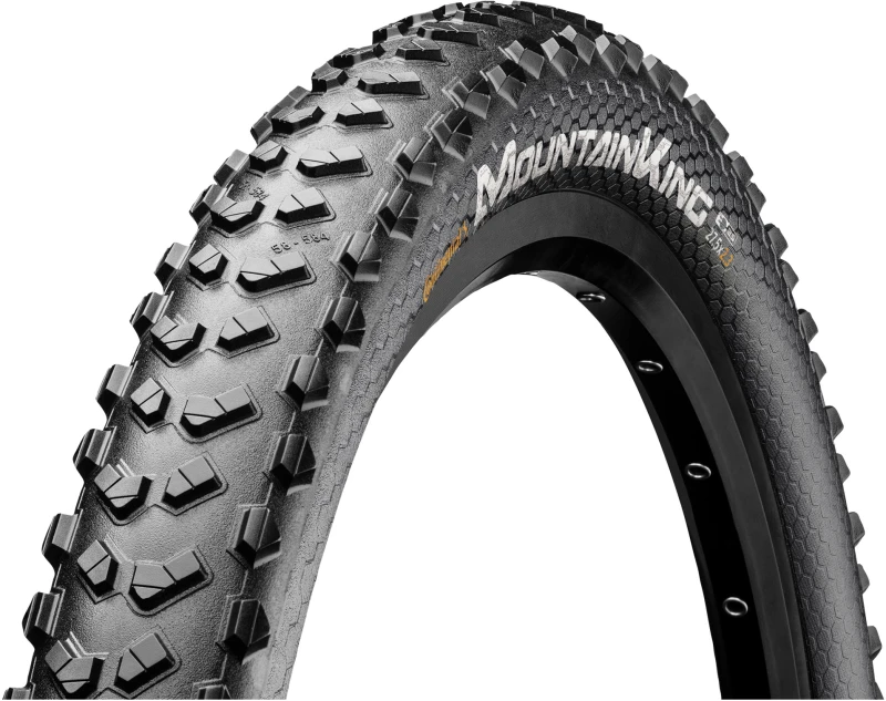 Image of Continental Mountain King Wire Bead Tyre 26X2.30 BLACK/BLACK - Cycles UK