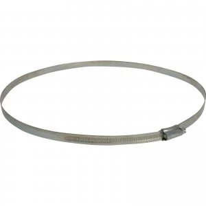 Image of Faithfull Zinc Plated Hose Clips 260mm - 292mm Pack of 1