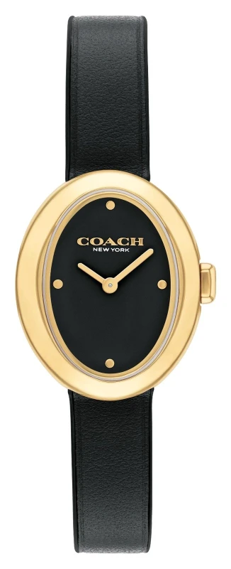 Image of Coach 14504421 Womens Sammy (22mm) Black Dial / Black Watch
