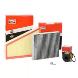 Image of MAPCO Filter Set 68844 FORD,MONDEO IV Turnier (BA7),S-MAX (WA6),GALAXY (WA6),MONDEO IV (BA7),MONDEO IV Stufenheck (BA7)