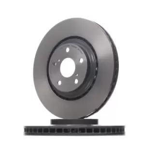 Image of BREMBO Brake disc TOYOTA,LEXUS 09.C499.11 435120E030,4351248110,435120E030 Brake rotor,Brake discs,Brake rotors 4351248110