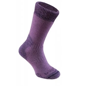 Image of Bridgedale Womens MerinoFusion Summit Socks Purple Medium