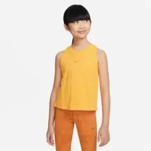 Image of Nike Dri-FIT One Big Kids (Girls') Training Tank Top - Orange