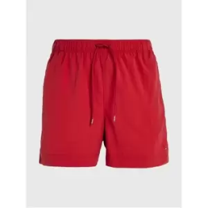 Image of Tommy Hilfiger Small Logo Swim Shorts - Red