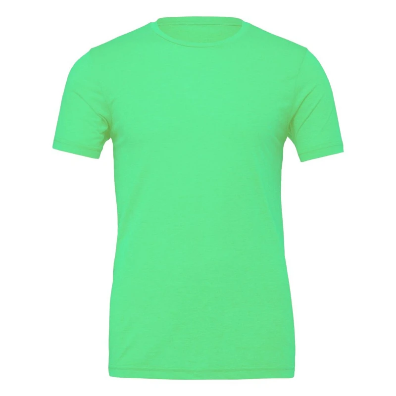 Image of Bella + Canvas Mens Jersey Crew Neck T-Shirt in Bright Green Size: XS Bright Green Male XS