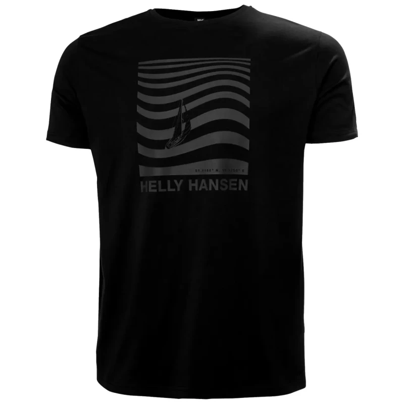 Image of Helly Hansen T-Shirt Helly Hansen Shoreline 3.0 Noir Male S
