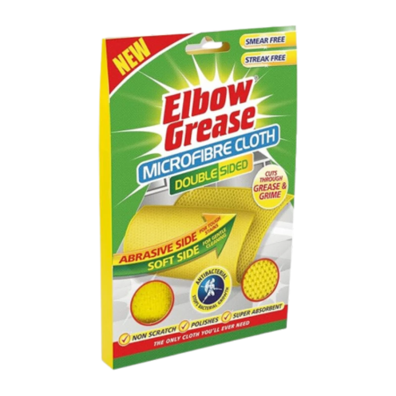 Image of Elbow Grease Double-Sided Microfibre Cloth CLOTH-EG76