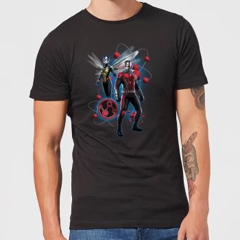 Image of Ant-Man And The Wasp Particle Pose Mens T-Shirt - Black - 5XL