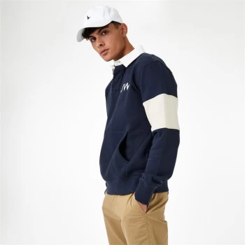 Image of Jack Wills Rugby Sweatshirt - Navy