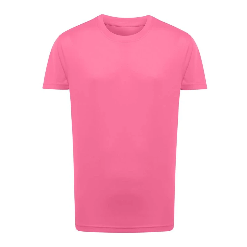 Image of TriDri Performance T-Shirt in Bright Pink Size: 3-4 Years Bright Pink Unisex 3-4 Years