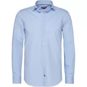 Image of Tommy Hilfiger Slim Fit Stretch Poplin Shirt - Blue