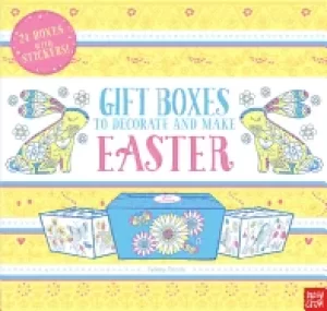 Image of gift boxes to decorate and make easter