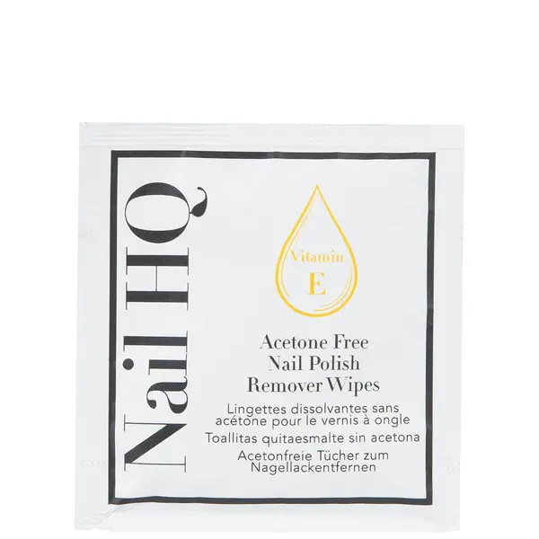 Image of Nail HQ Acetone Free Polish Remover Wipes - Pack of 10