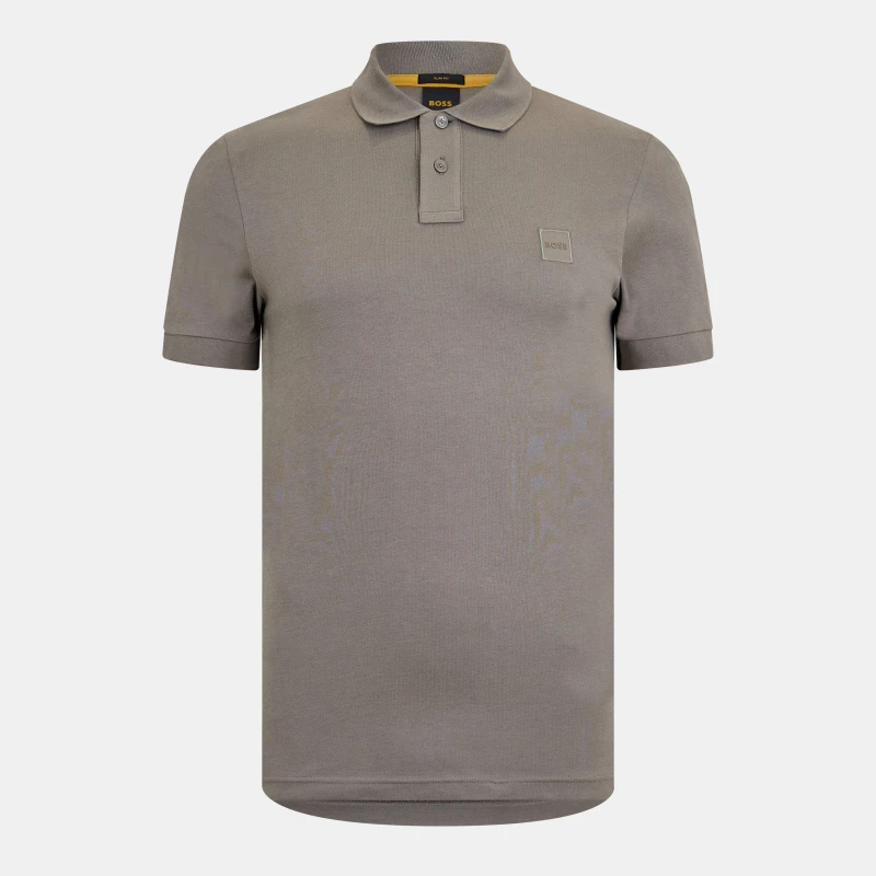 Image of Boss Mens HBO Passenger Premium Design Polo Shirt Open Beige 294 male 2XL