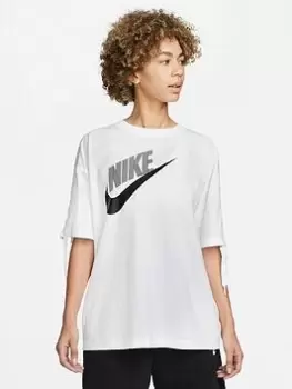 Image of Nike NSW Dance Short Sleeve Tee - White Size M Women