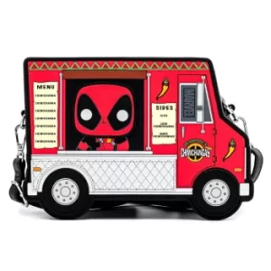 Image of Pop By Loungefly Marvel Deadpool 30th Anniversary Chimichangas Food Truck Crossbody