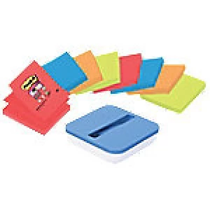 Image of Post-it Z-Note Dispenser 76 x 76mm Assorted 90 Sheets