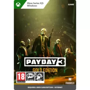 Image of Payday 3 Gold Edition Xbox Series X Game