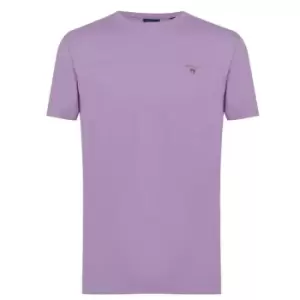 Image of Gant Crew Logo T Shirt - Purple